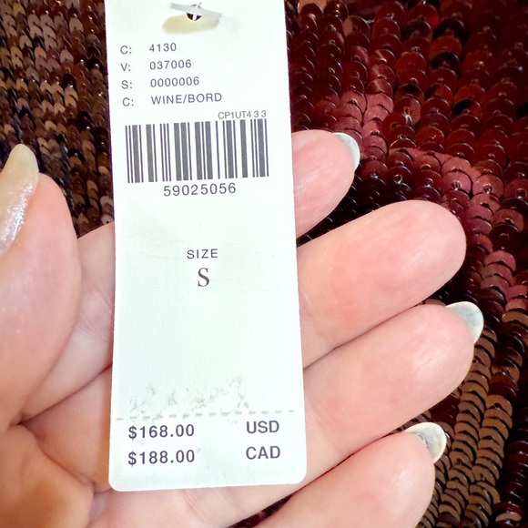 Anthropologie Sequined Mini Dress Small - Picture 5 of 12